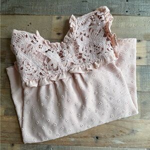 Elegant Lace Detail Women's Top